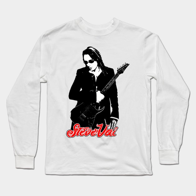 Draw guitarist Long Sleeve T-Shirt by Illustrations By Majali